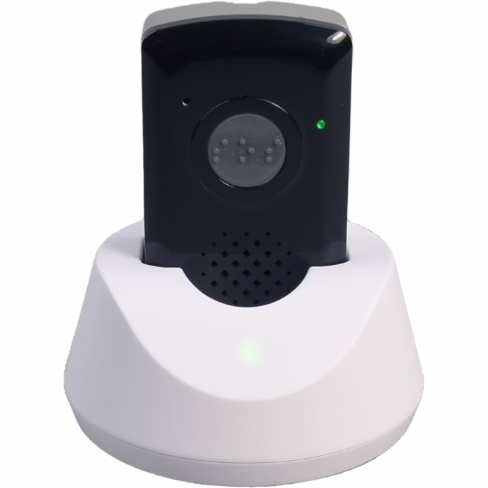 Das Mobile Lite R23 in schwarz an der Base von vorne.