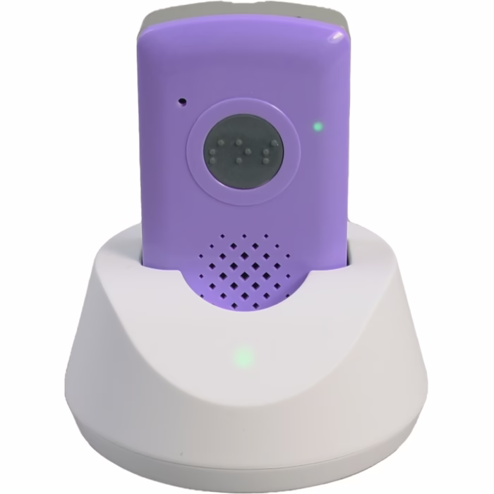 Das Mobile Lite R23 in violett an der Base von vorne zu sehen.